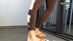 Girls Peeing In Pants During Wetting Challenge