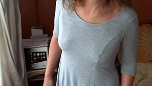 Latin Step Mother Begs Maid's Son to Jerk Off!