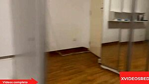 Blonde amateur caught naked by gardener leads to hardcore outdoor creampie fuck