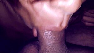 susy swallows all cum after intense blowjob she's so slutty