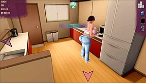 Man, my step sis Summer gave me a handjob in that hentai game, I couldn’t hold the cumshot, oops!