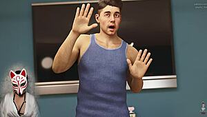 busty milf gets corrupted in the game