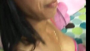 Busty Asian Lesbians Titfuck Hard Cocks in Group Threesome