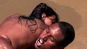 Hey gorgeous brunette, wanna fuck by the sea with this mulatto stud?