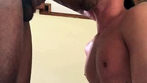 sucking hot straight guy in blowbang 😏