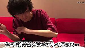 Gay guy eats meat in casual encounter