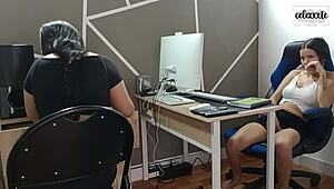 i fucked the secretary in the boss's office with her big ass