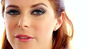 so this redhead lezzie tried toys on her ass for the first time. it was wild watching her explore.