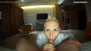 i gave a blowjob to my friend and swallowed his big cum