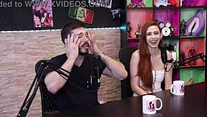 Peachvelvet bangs five in gangbang with oral and assfucking!