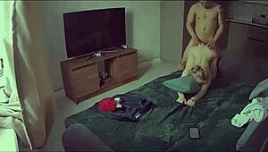 Sexy blonde frina watches stepsister get fucked in missionary and doggystyle