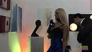 Amy Azurra sucks cock after pussy fucking with moaning close-ups