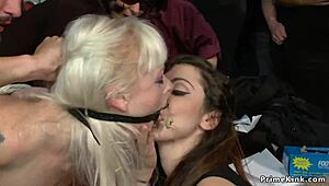 Blonde Slave Whipped Publicly Hard