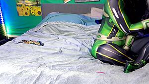 Froppy's cosplay outfit gets damaged during a passionate sexual encounter