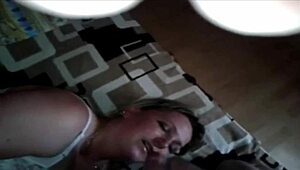 Plump Woman Takes Hard Fucking with Cum in Mouth and on Face