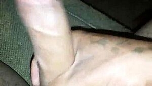 i'm stroking my big black cock feeling every inch with these tattoos