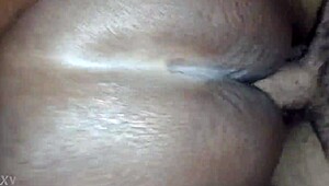 Nympho Digs Pussy For Big Black Cock Creampie