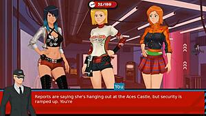 totally spies paprika trainer part 26 thighjob from hot redhead spy