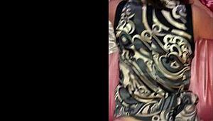 i feel so slutty in stockings, spanking my bent over ass with toys