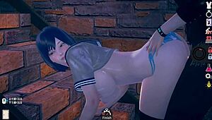 【性格機械的で無感情】 Ai〇女プレイエロ動画 可愛いショートカット黒髪爆乳jk編 エッチシーンあり リアル3dcgエロゲーム【ヘンタイゲーム 】