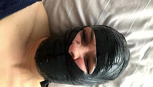 Touchedfetish Bdsm Slave Tape Gagged Loud Moaning Orgasm Homemade Amateur Bondage Submissive Wife Facefuck