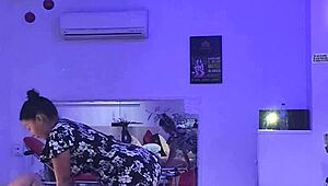 I take a latin milf to the motel when her husband is away to please her