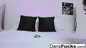 What if dana dearmond stretches her asshole with that big toy?