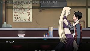 In the world of anime, Ino has a narrative encounter at the ramen shop.