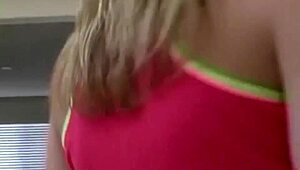 Blonde Amber Teases Sexy Body in Backstage Photoshoot