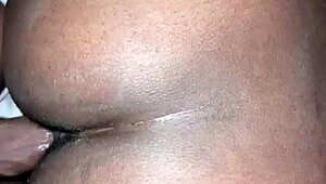 The young ebony teen DEEPTHROATS the cock before getting a CREAMPIE in this favorite scene