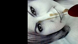 European Homemade Facial Session With Mature Hungarian Milf.