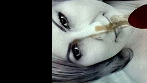 European Homemade Facial Session With Mature Hungarian Milf.