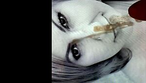 European Homemade Facial Session With Mature Hungarian Milf.