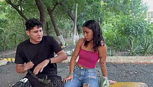 Pequeña Latina Homeless Pays Rent with Hard Anal Sex Part One