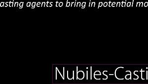 nubiles-casting tiny teen pussy rides big cock first time