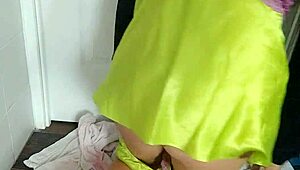 A stepmom instructs you in self-pleasure while showcasing her ample assets