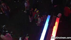 amateur girls flash tits at outdoor party