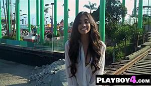 Big ass Asian milf Bryiana Noelle reveals perfect body at photoshoot