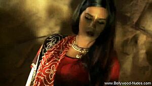 This indian beauty gives a solo massage, revealing her mystery.