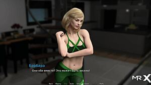 In Waterworld, she eagerly sucks his huge cock in episode 1 34