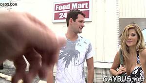 blindfolded for a homosexual blowjob sucking