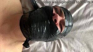 Touchedfetish Bdsm Slave Tape Gagged Loud Moaning Orgasm Homemade Amateur Bondage Submissive Wife Facefuck