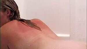 I'm Watchin' Summers Sexy Soapy Hot Shower With Clothes Ripped And Undressin' Her Ass And Tits.