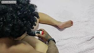 ela just masturbated so i'm gonna fuck her ass with these huge toys!!