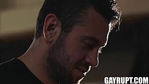 dante colle and carter woods engage in gay doggystyle with a monster cock