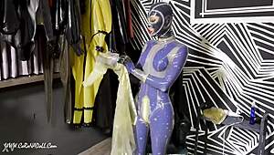 i’m obsessed with 4 layers of latex fetish play in bdsm