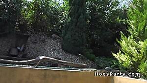 Dudes Bang Two Babes After Intense Soccer Match