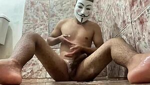 guided handjob on teen's cumshot