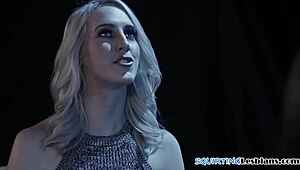 Busty milf pussylicks squirting lesbians intensely