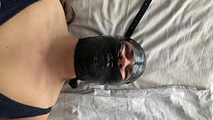 Touchedfetish Bdsm Slave Tape Gagged Loud Moaning Orgasm Homemade Amateur Bondage Submissive Wife Facefuck